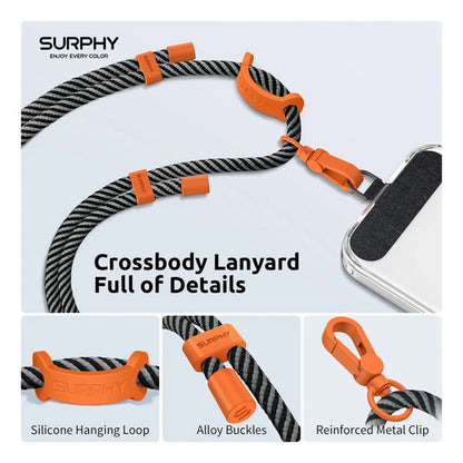 Cordón Correa Ajustable Surphy Para Cel Con Gancho De Metal