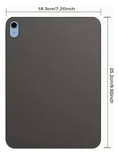 Funda Transparente Para iPad 11th/10th Gen 2025 Negro