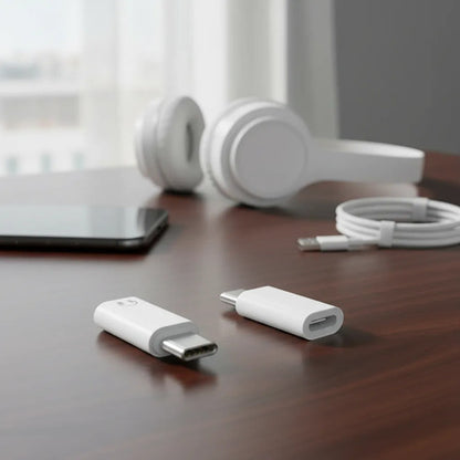 Adaptador De Audio Para Auriculares Usb C A Lightning Blanco