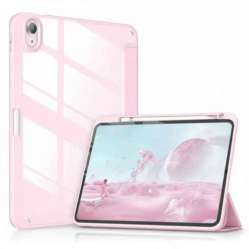 Funda Para iPad (a16) De 2022 Y 2025 11' Y 10.9' Rosa Claro