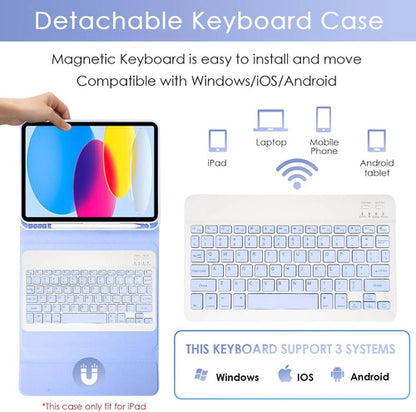 Funda Con Teclado iPad De 10a/11a Gen. 11/10.9 PuLG, A16 Lila