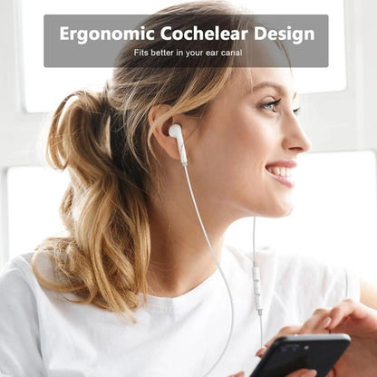 2 Pack Auriculares Usb C Con Micrófono Para iPhone 16 15 Blanco