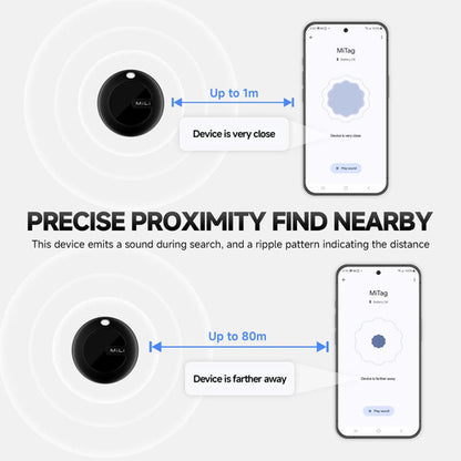 Mitag - Localizador Bluetooth Preciso Para Android Negro, 4 Unidades