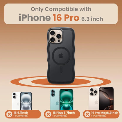 Funda Para iPhone 16 Pro Con Correa Negro Lisa