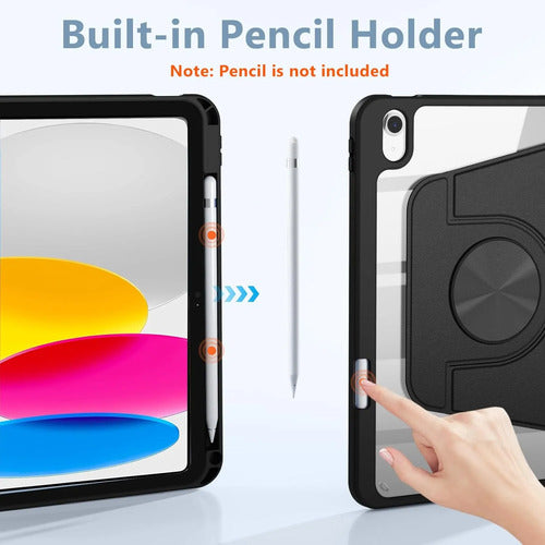 Funda Giratoria Para iPad Negro