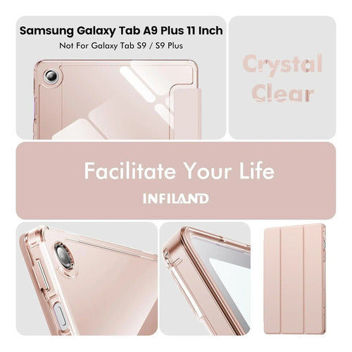 Funda Para Galaxy Tab A9 Plus 5g 11'' Rosa Chicle