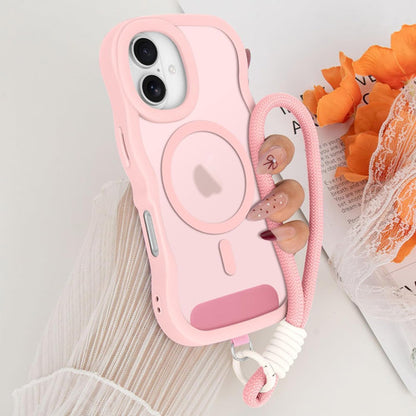 Funda Nzenguer Para iPhone Con Correa Rosa