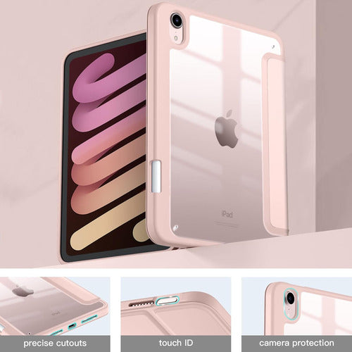 Funda Para iPad Mini 7/6 Gen 2024/2021 8.3'' Rosa