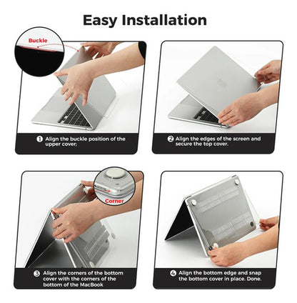 Carcasa Funda Transparente Para Macbook Air 13.6' Transparente