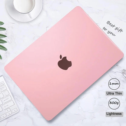 Funda Protectora Para Macbook Air 13.6  M2-m4 2022-2025 Rosa