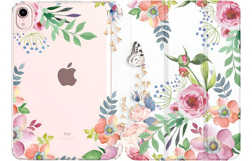 Funda Para iPad Mini 7 (a17 Pro) 2024 Y iPad Mini 6 Fragrant Flowers