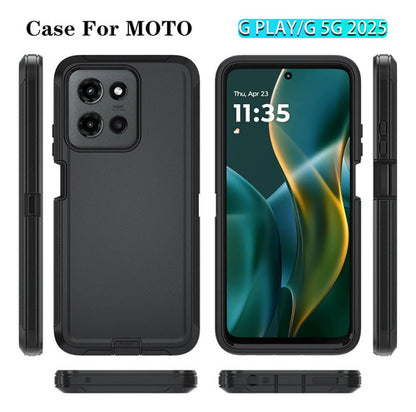 Carcasa Qinmay Para Motorola Moto G 2025/moto G Play 5g 2025 Negro