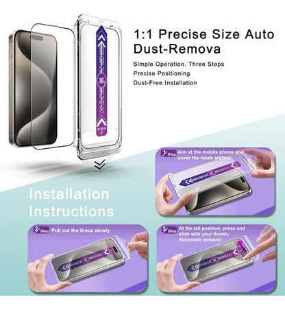 Protector De Pantalla Vidrio Templado Para iPhone 17&16 Pro