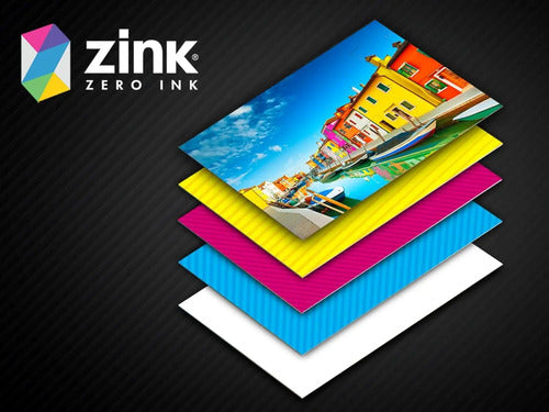 Papel Fotográfico Adhesivo Hp Sprocket Zink Blanco