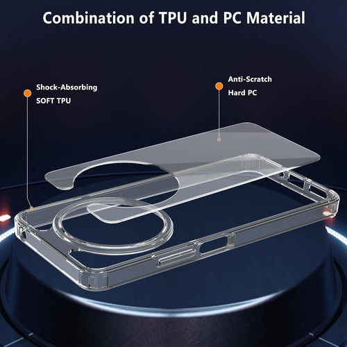 Funda Para Redmi 14c 4g, Protección Militar Rojo