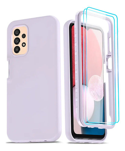 Funda Samsung Galaxy A13 Con Dos Protectores De Pantalla