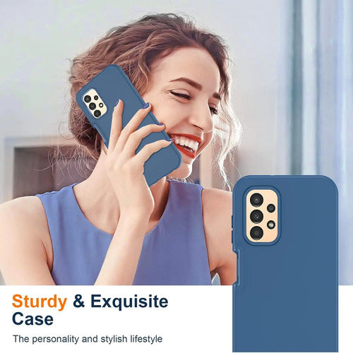 Funda Samsung Galaxy A13 Con Dos Protectores De Pantalla