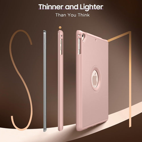 Funda Moko Para iPad 6ta/5ta Gen (2018/2017, 9.7 PuLG) Co... Oro Rosa