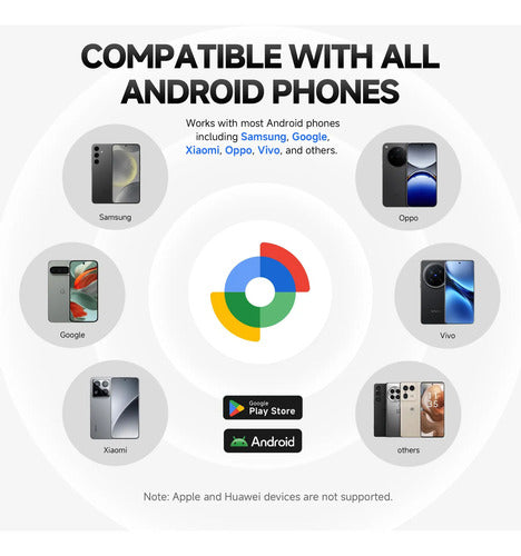 Mitag - Localizador Bluetooth Preciso Para Android Negro, 4 Unidades