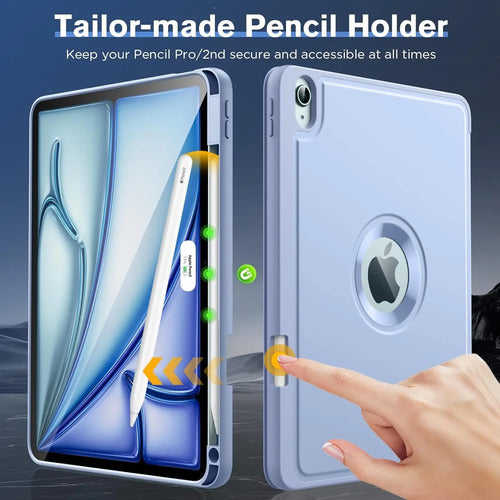 Funda Para iPad Air 11 (m3 2025 / M2 2024) Celeste