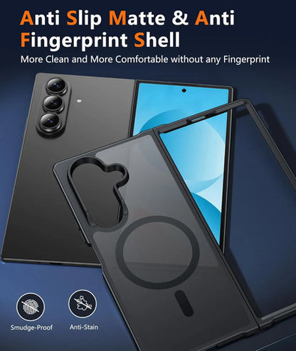 Funda Para Samsung Galaxy Z Fold 7 Negro Lisa