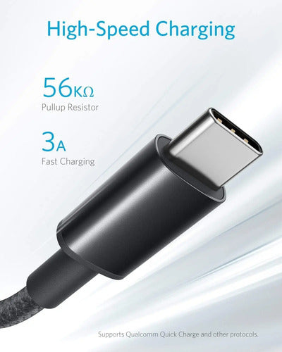 Set De 2 Cables Usb A Usb C Anker, 90 Cm, Compatibles Con... Color