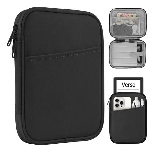 Funda De Tela Para Kindle De 6 Y 7 Pulgadas Negro