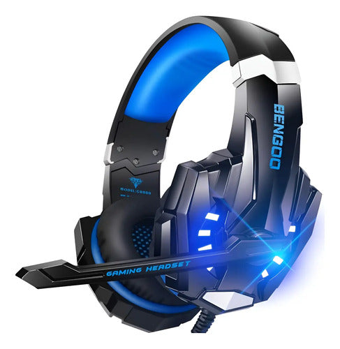 Auriculares Gaming Bengoo G9000 Para Ps4, Pc, Xbox One. Azul
