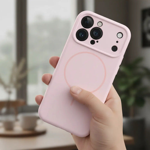 Funda Magnética Miracase Para Phone 17 Pro Rosa