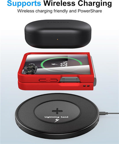 Funda Samsung Galaxy Z Flip 7, Protect De Pantalla Integrado