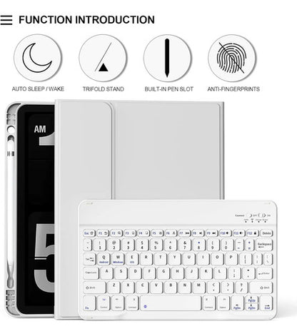 Funda Con Teclado iPad De 10a/11a Gen. 11/10.9 PuLG, A16 Gris