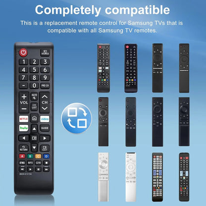 Pack X2 Control Remoto Universal Para Samsung Smart Tv Negro