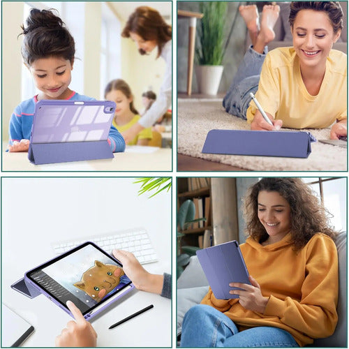 Funda Para iPad (a16) De 2022 Y 2025 11' Y 10.9' Lila