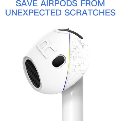 3 Pares De Cubiertas Para AirPods 4 Anti Rasguños Blanco