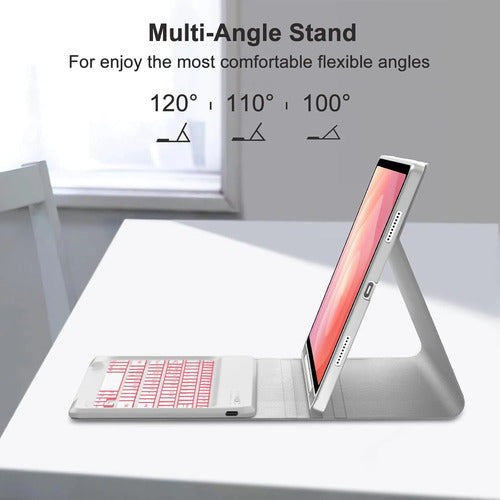 Funda Con Teclado Para Samsung Tab S11 Ultra Gris