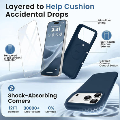 Funda Para iPhone 18 Pro Max Azul Marino