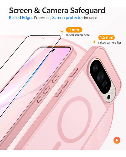 Funda Para Google Pixel 10 Pro Xl Y 9 Pro Xl Azul Rosa