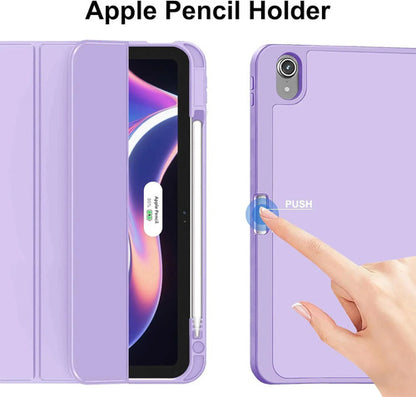 Funda Para iPad A16 / 11 Generacion Con Soporte Para Lápiz Lavanda