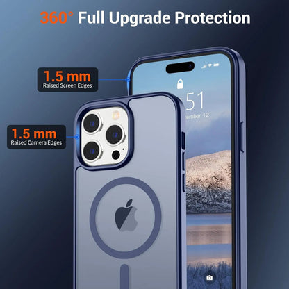 Funda Magnética Supfine Para iPhone 14 Pro Gris Lisa