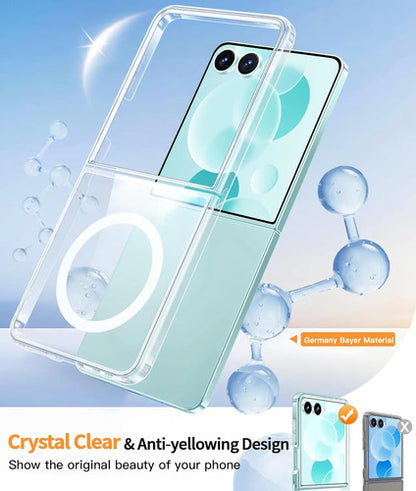 Funda Magnética Para Samsung Galaxy Z Flip 7 Transparente