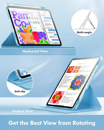 Funda Giratoria Para iPad Air 11' Azul