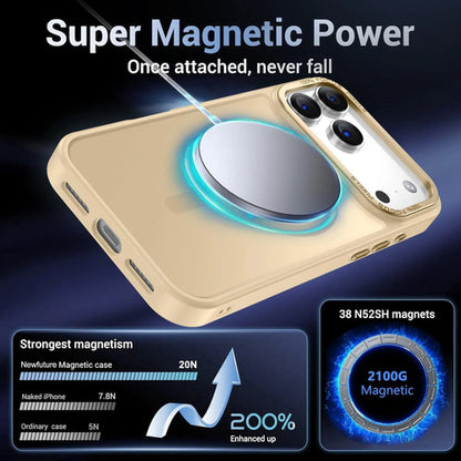 Funda Para iPhone 17 Pro Magnetica Crema