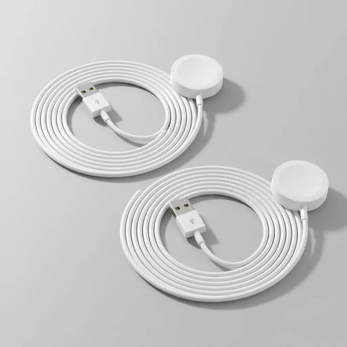 Cargador Inalámbrico Magnético Para Apple Watch Blanco
