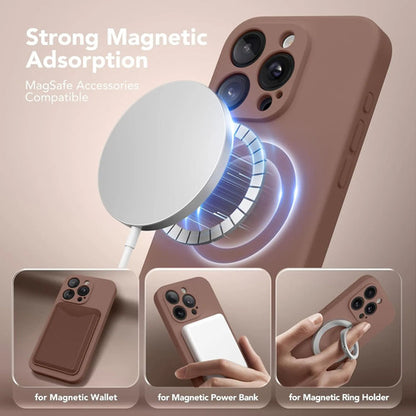 Funda Magnética Para iPhone 14 Pro Marrón