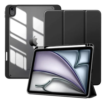 Funda Hibrida Para iPad Air 11'' 2025 M3/2024 M2 Negro