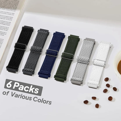 Correas Elásticas Para Samsung Galaxy Watch 7 6 5 4 Azul Marino 2 Cm