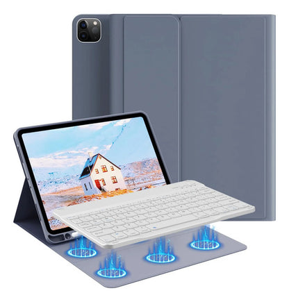 Funda Con  Teclado Para iPad Pro 11'' Gen Violeta