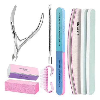 Kit, Herramientas De Cuidado De Uñas. Limas, Etc