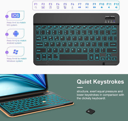 Funda Con Teclado Para iPad Air 11-inch Y Air 10.9 Inch Verde