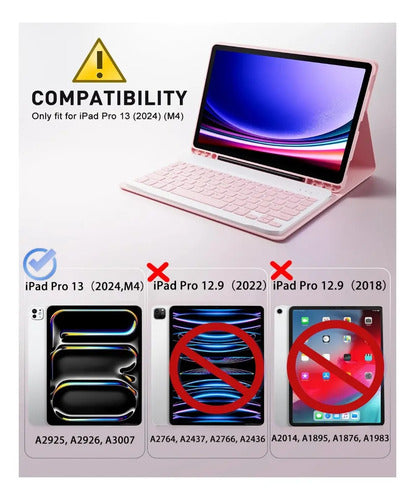 Funda Con Teclado Para iPad Pro 13 (m4 2024)
